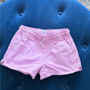 GAP girls Light pink drawstring elastic Waist Shorts size M